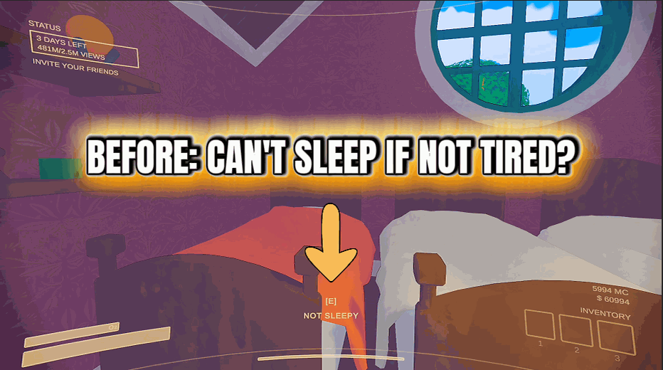 Content Warning — Narcolepsy Mode (Can Always Sleep)